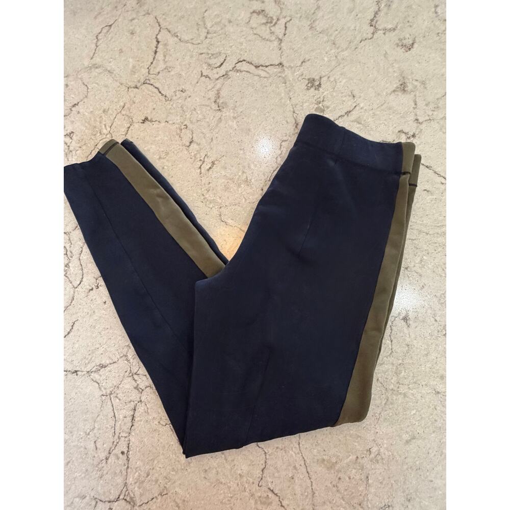 Abercrombie & Fitch Navy Stripe Leggings Size M
